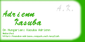 adrienn kasuba business card